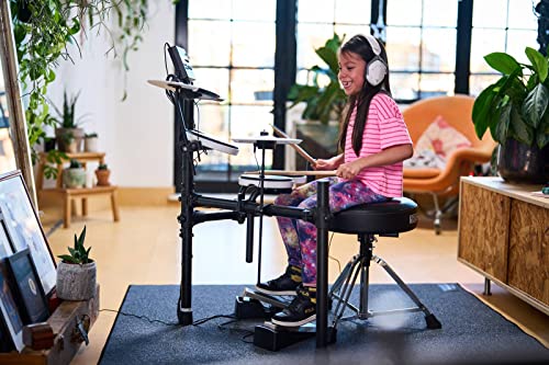 Roland TD-02K V-Drums | Entry-Level Compact Electronic Drum Kit with Expressive Playability, Noise-Reducing Features, Height-Adjustable Stand &