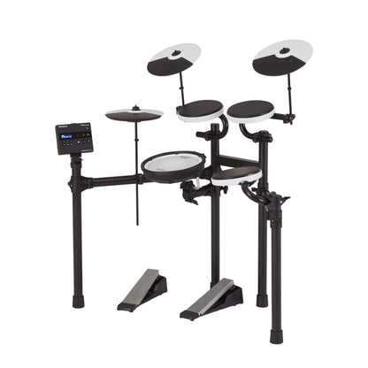 Roland TD-02K V-Drums | Entry-Level Compact Electronic Drum Kit with Expressive Playability, Noise-Reducing Features, Height-Adjustable Stand &